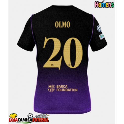 Camisa de Futebol Barcelona Dani Olmo #20 Equipamento Secundário 2026-27 Manga Curta